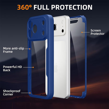 Futrola za Apple iPhone 18 Pro / 17 Pro, Techsuit, ColorVerse 360, Plava