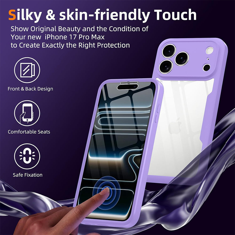 Futrola za Apple iPhone 18 Pro / 17 Pro, Techsuit, ColorVerse 360, Ljubičasta