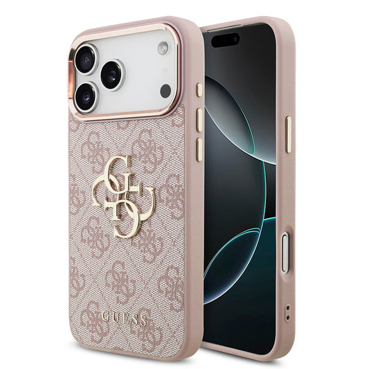 Futrola za Apple iPhone 18 Pro Max / 17 Pro Max, Guess, 4G Big Classic Logo, Roze