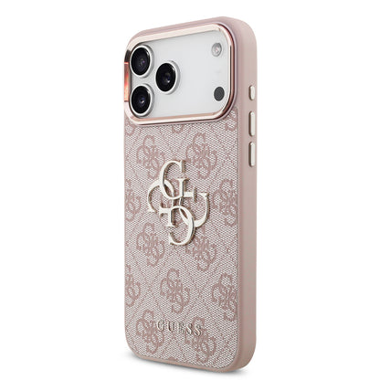 Futrola za Apple iPhone 18 Pro Max / 17 Pro Max, Guess, 4G Big Classic Logo, Roze