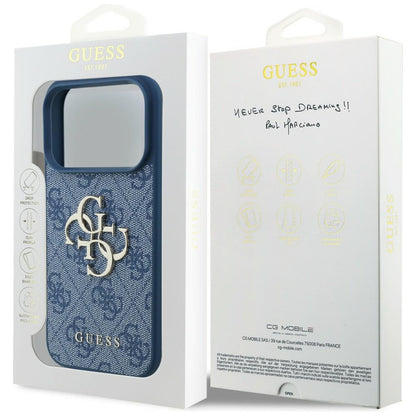 Futrola za Apple iPhone 18 Pro Max / 17 Pro Max, Guess, 4G Big Logo, Plava