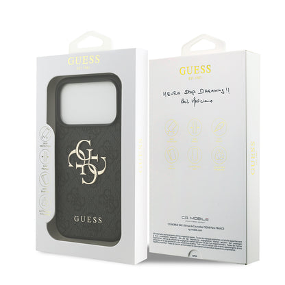 Futrola za Apple iPhone 18 Pro Max / 17 Pro Max, Guess, 4G Big Logo, Crna
