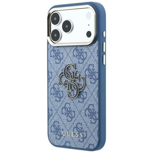 Futrola za Apple iPhone 18 Pro Max / 17 Pro Max, Guess, 4G Big Resin Logo, Plava