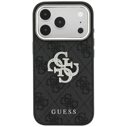 Futrola za Apple iPhone 18 Pro Max / 17 Pro Max, Guess, 4G Big Strass Logo, Crna