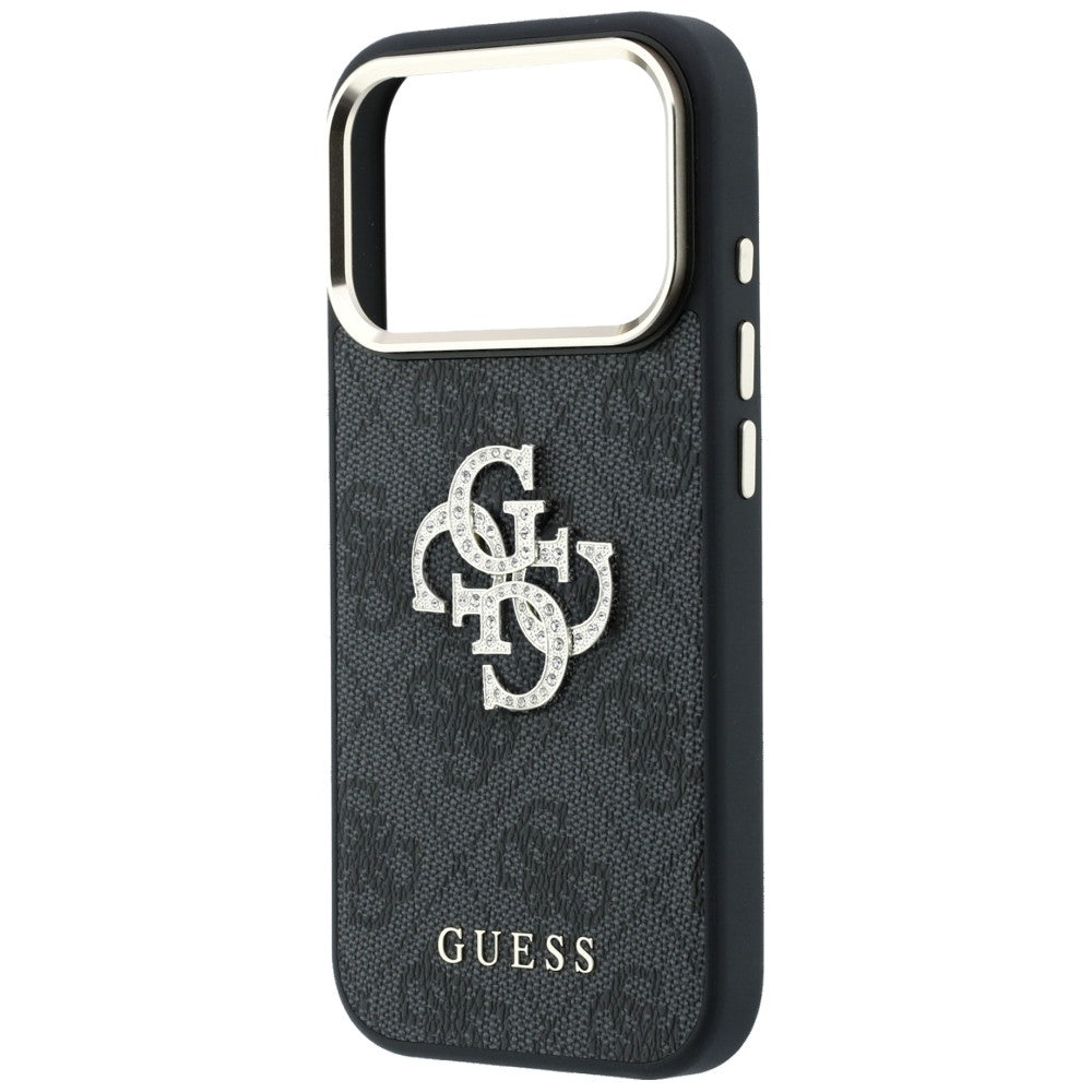 Futrola za Apple iPhone 18 Pro Max / 17 Pro Max, Guess, 4G Big Strass Logo, Crna
