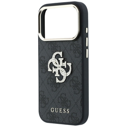 Futrola za Apple iPhone 18 Pro Max / 17 Pro Max, Guess, 4G Big Strass Logo, Crna