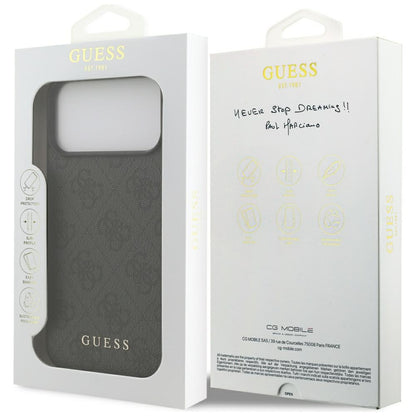 Futrola za Apple iPhone 18 Pro Max / 17 Pro Max, Guess, 4G Classic Logo, Crna