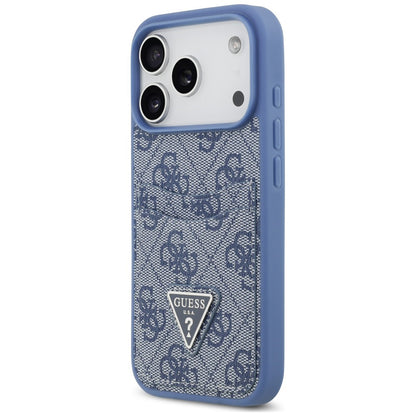 Futrola za Apple iPhone 18 Pro Max / 17 Pro Max, Guess, 4G Double Card Triangle, plava