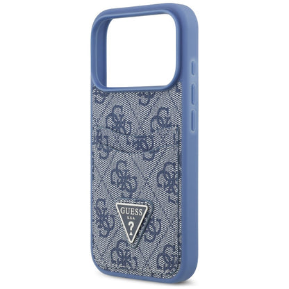 Futrola za Apple iPhone 18 Pro Max / 17 Pro Max, Guess, 4G Double Card Triangle, plava