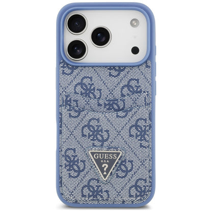 Futrola za Apple iPhone 18 Pro Max / 17 Pro Max, Guess, 4G Double Card Triangle, plava