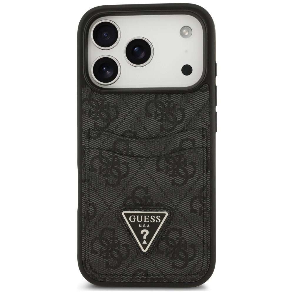 Futrola za Apple iPhone 18 Pro Max / 17 Pro Max, Guess, 4G Double Card Triangle, crna