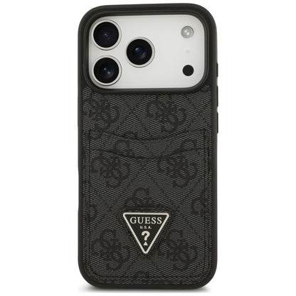 Futrola za Apple iPhone 18 Pro Max / 17 Pro Max, Guess, 4G Double Card Triangle, crna