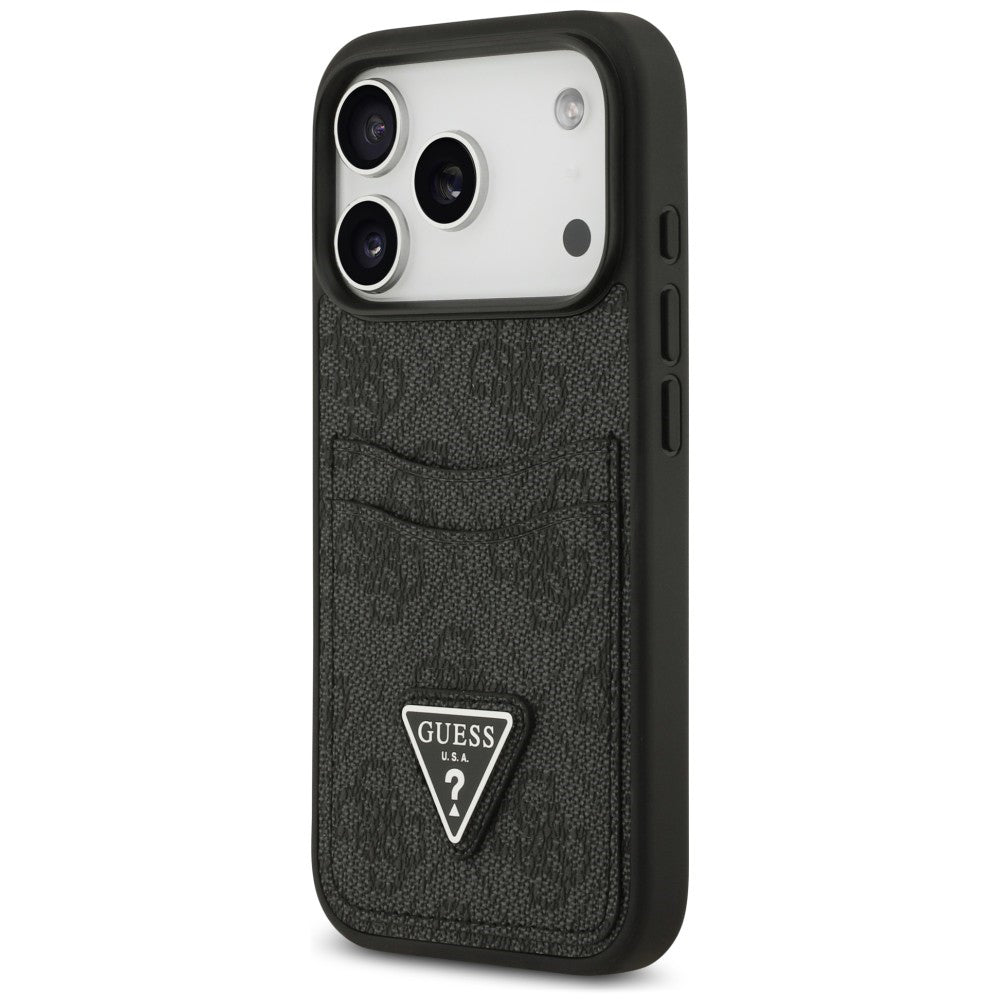 Futrola za Apple iPhone 18 Pro Max / 17 Pro Max, Guess, 4G Double Card Triangle, crna