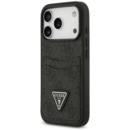 Futrola za Apple iPhone 18 Pro Max / 17 Pro Max, Guess, 4G Double Card Triangle, crna