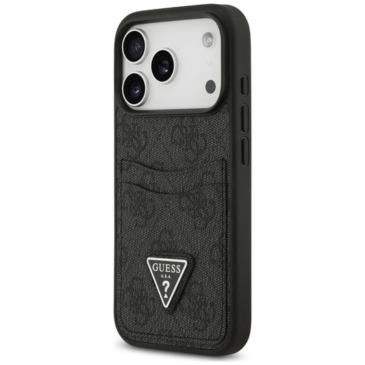 Futrola za Apple iPhone 18 Pro Max / 17 Pro Max, Guess, 4G Double Card Triangle, crna