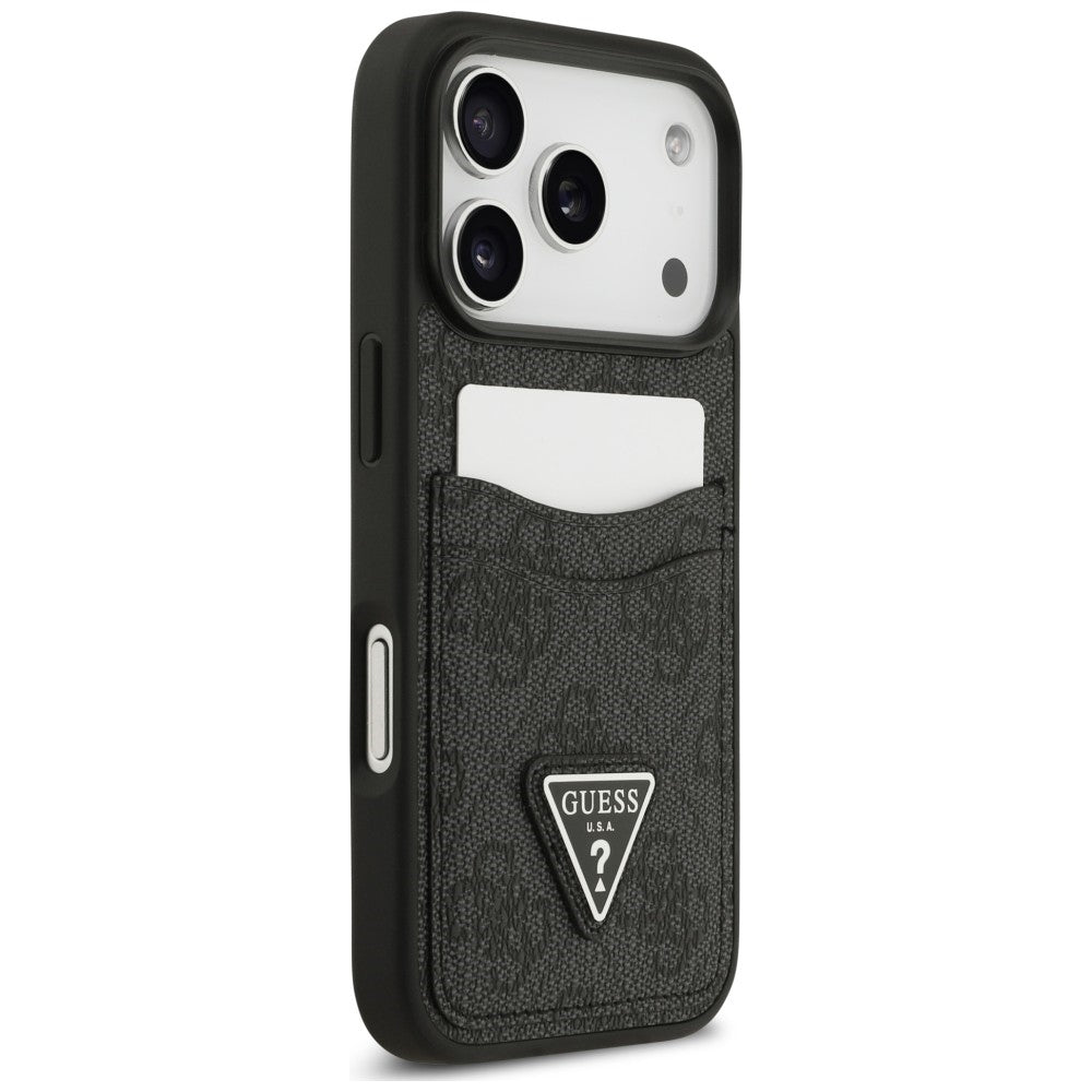 Futrola za Apple iPhone 18 Pro Max / 17 Pro Max, Guess, 4G Double Card Triangle, crna