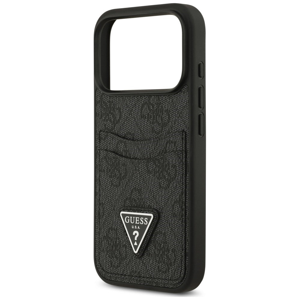 Futrola za Apple iPhone 18 Pro Max / 17 Pro Max, Guess, 4G Double Card Triangle, crna