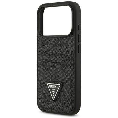 Futrola za Apple iPhone 18 Pro Max / 17 Pro Max, Guess, 4G Double Card Triangle, crna