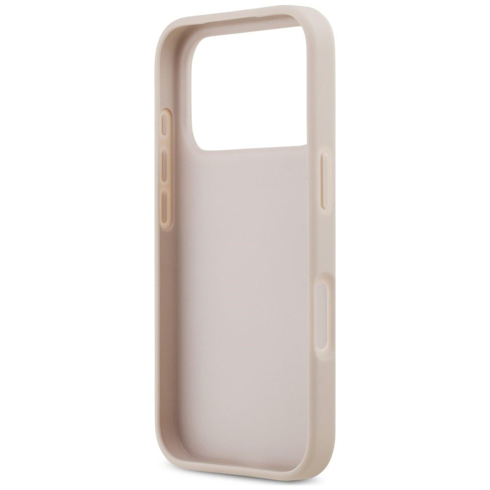 Maska za Apple iPhone 18 Pro Max / 17 Pro Max, Guess, 4G Double Card Triangle, roze