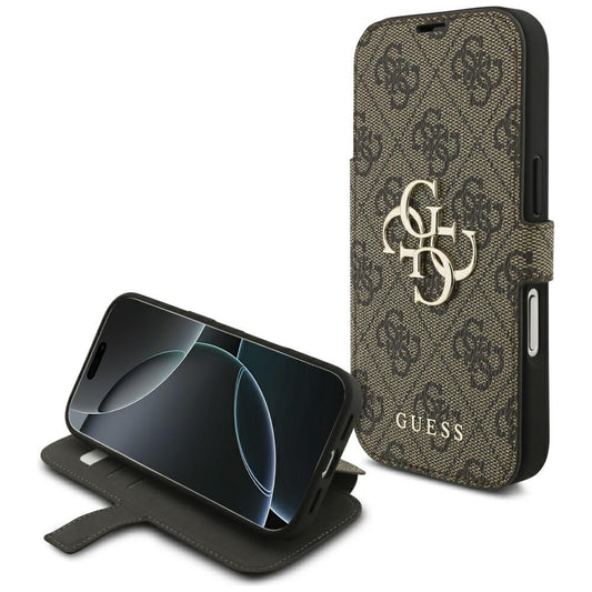 Futrola za Apple iPhone 18 Pro Max / 17 Pro Max, Guess, 4G Metal Logo, Braon
