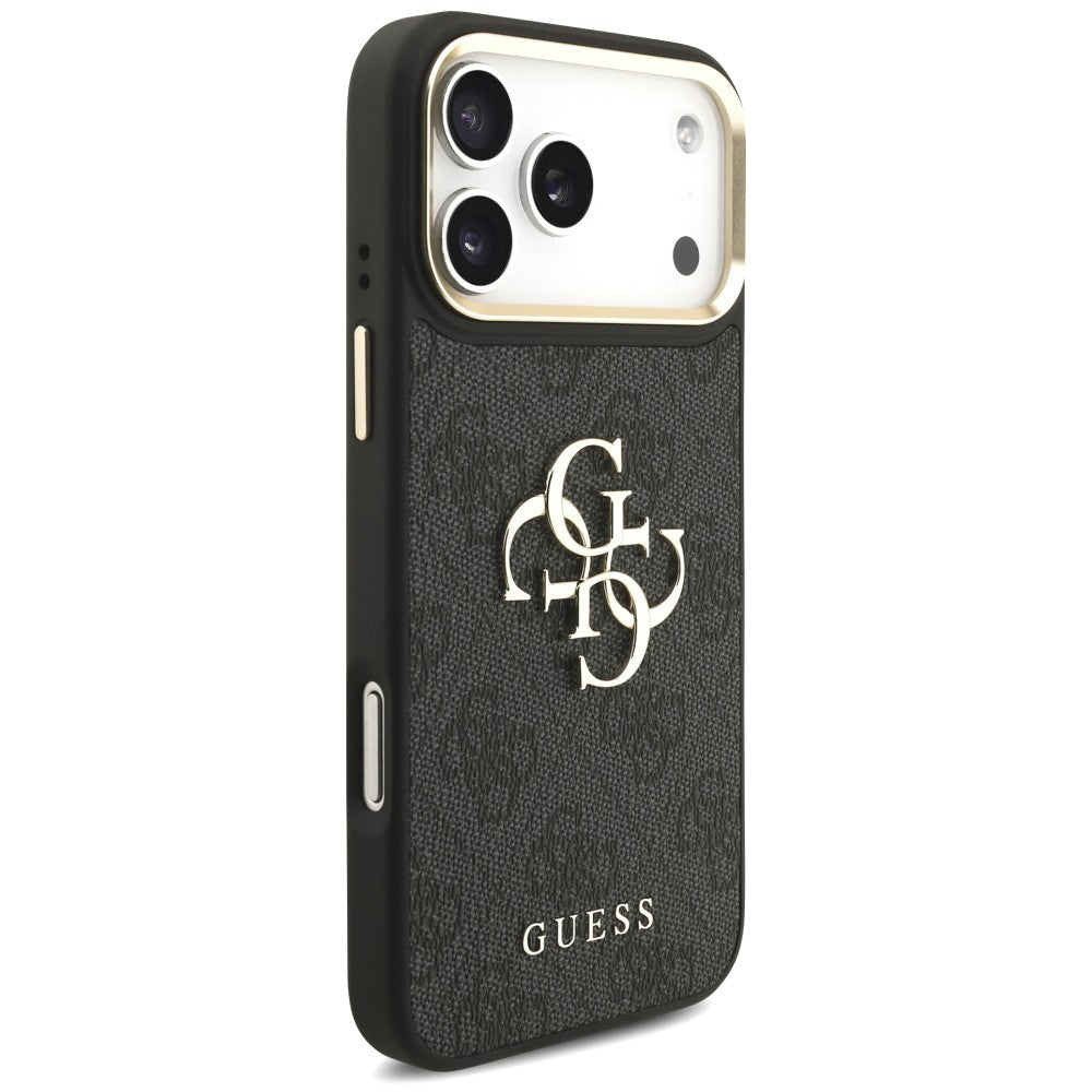 Futrola za Apple iPhone 18 Pro Max / 17 Pro Max, Guess, Big 4G Classic Logo & Big Strap Metal Buttons, crna