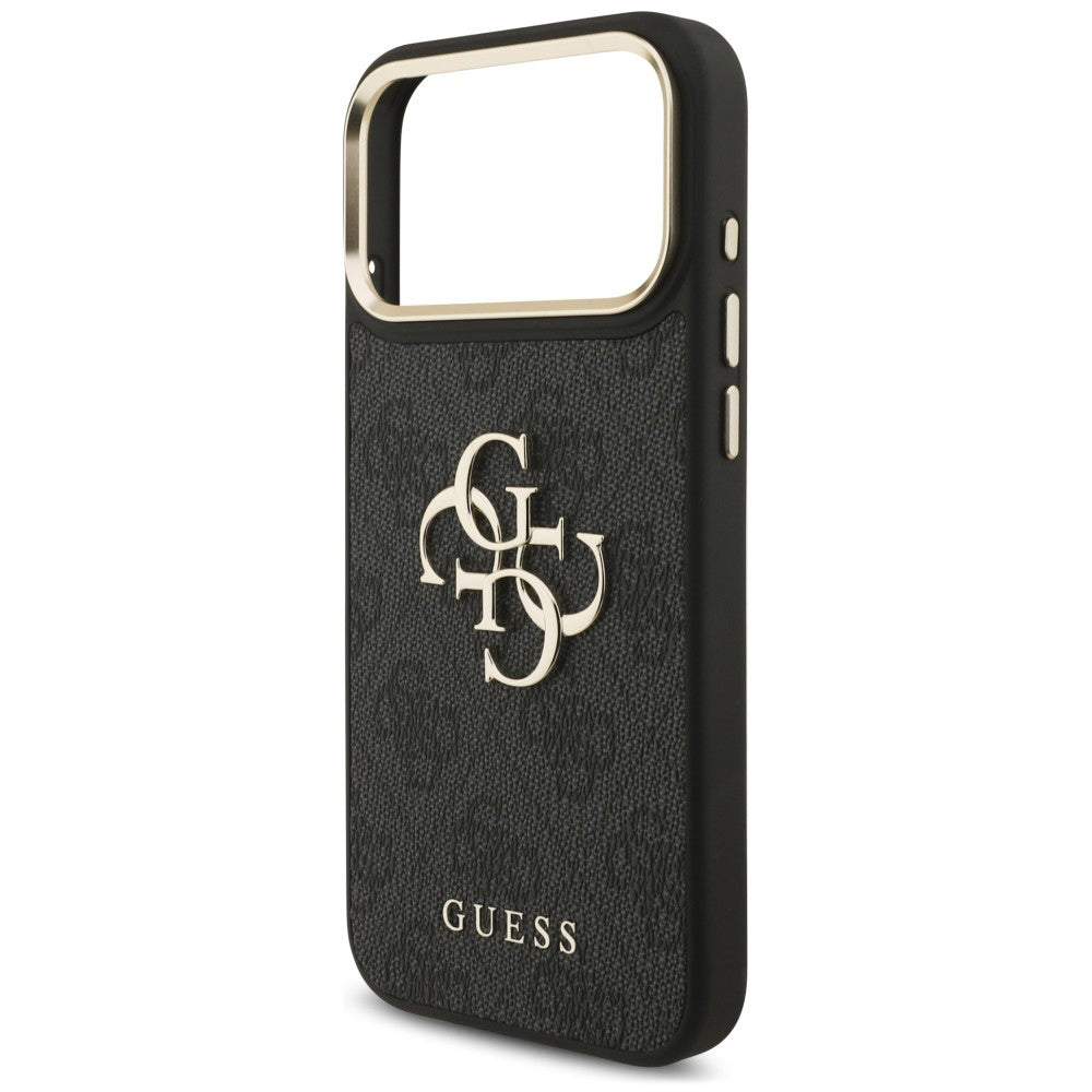 Futrola za Apple iPhone 18 Pro Max / 17 Pro Max, Guess, Big 4G Classic Logo & Big Strap Metal Buttons, crna