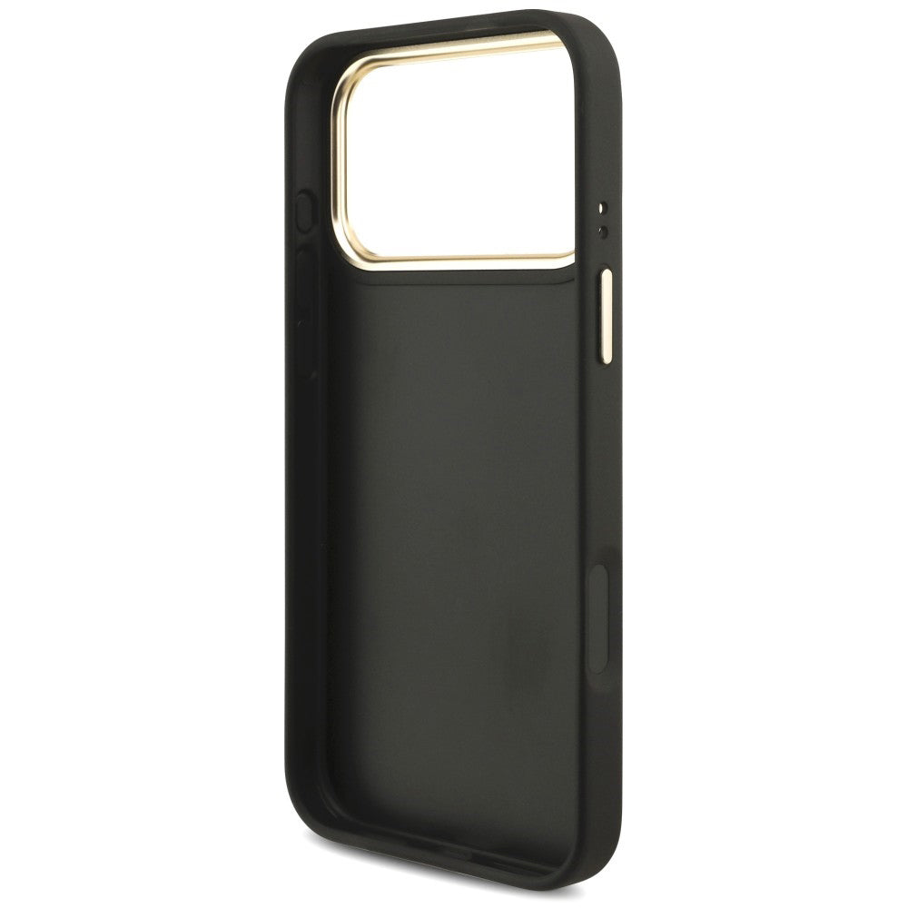 Futrola za Apple iPhone 18 Pro Max / 17 Pro Max, Guess, Big 4G Classic Logo & Big Strap Metal Buttons, crna