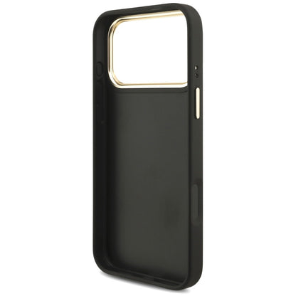 Futrola za Apple iPhone 18 Pro Max / 17 Pro Max, Guess, Big 4G Classic Logo & Big Strap Metal Buttons, crna