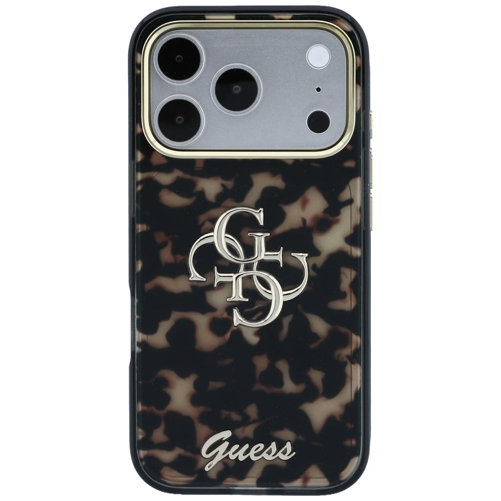 Futrola za Apple iPhone 18 Pro Max / 17 Pro Max, Guess, IML 4G Metal Script, Braon