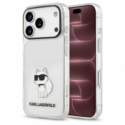 Maska za Apple iPhone 18 Pro Max / 17 Pro Max, Karl Lagerfeld, IML Choupette NFT, providna