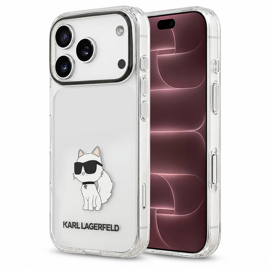 Maska za Apple iPhone 18 Pro Max / 17 Pro Max, Karl Lagerfeld, IML Choupette NFT, providna