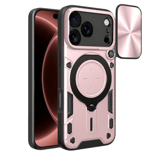 Futrola za Apple iPhone 18 Pro Max / 17 Pro Max, Techsuit, CamGuard Pro, Roze Zlatna