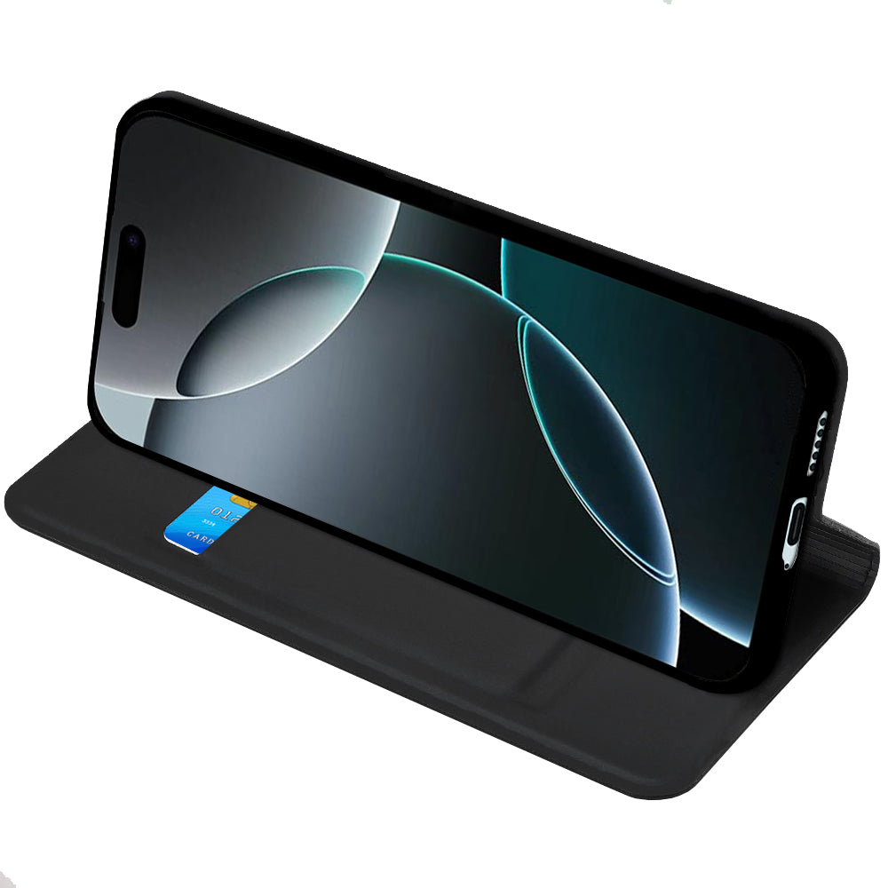 Futrola za Apple iPhone 18 Pro Max / 17 Pro Max, Techsuit, Magskin Book, Crna