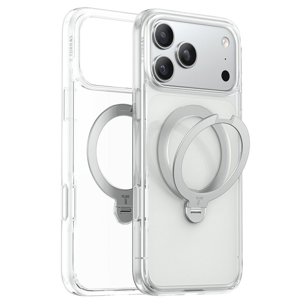 MagSafe futrola za Apple iPhone 18 Pro Max / 17 Pro Max, Torras, Ostand Spin, Providna