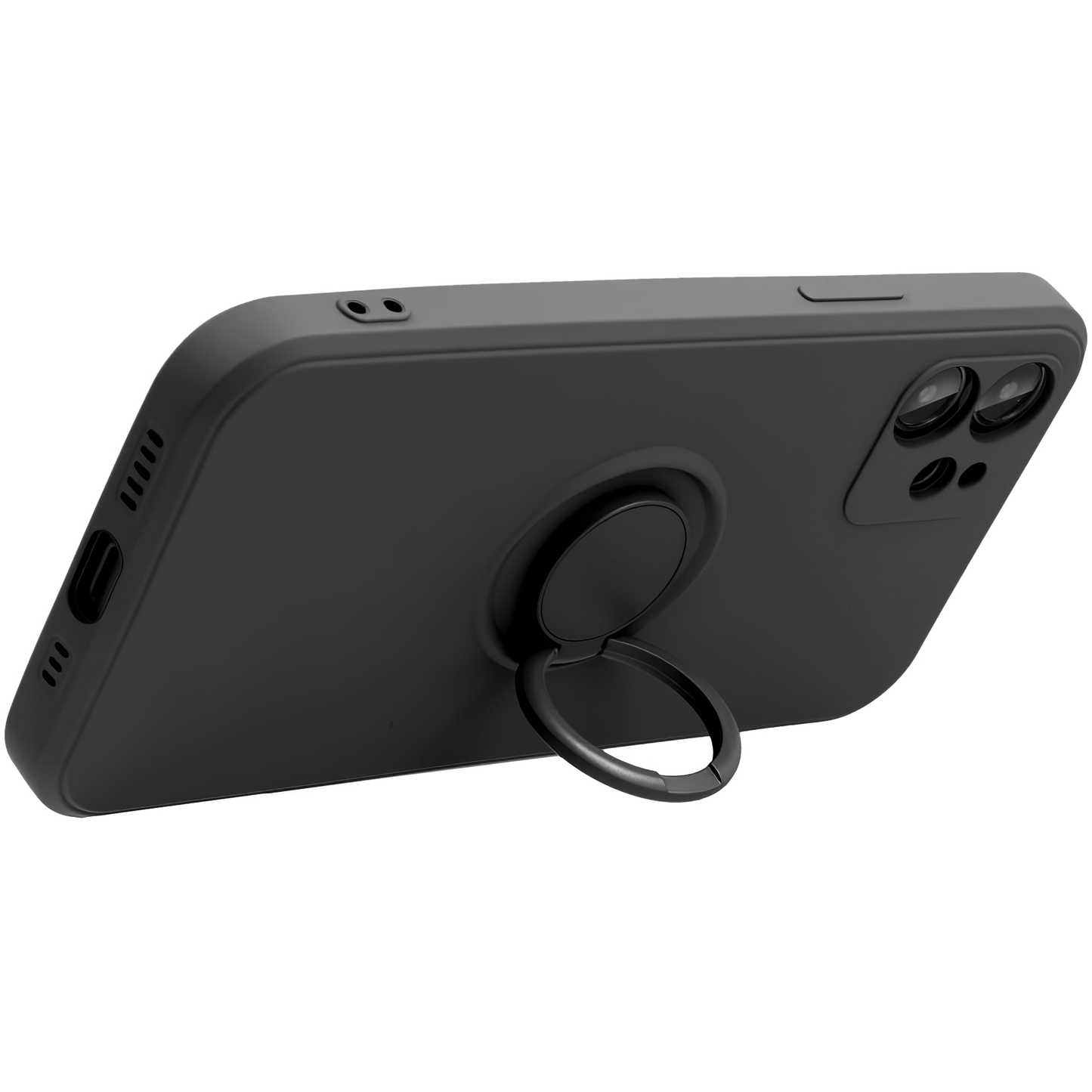 Futrola za Apple iPhone 16 Pro, OEM, Silicone Ring, Crna