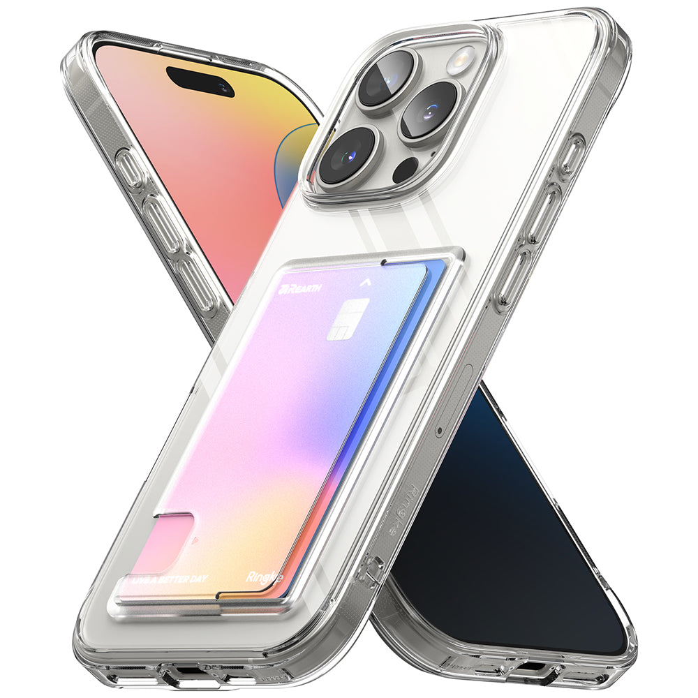 Futrola za Apple iPhone 16 Pro Max, Ringke, Fusion Card, Transparentna