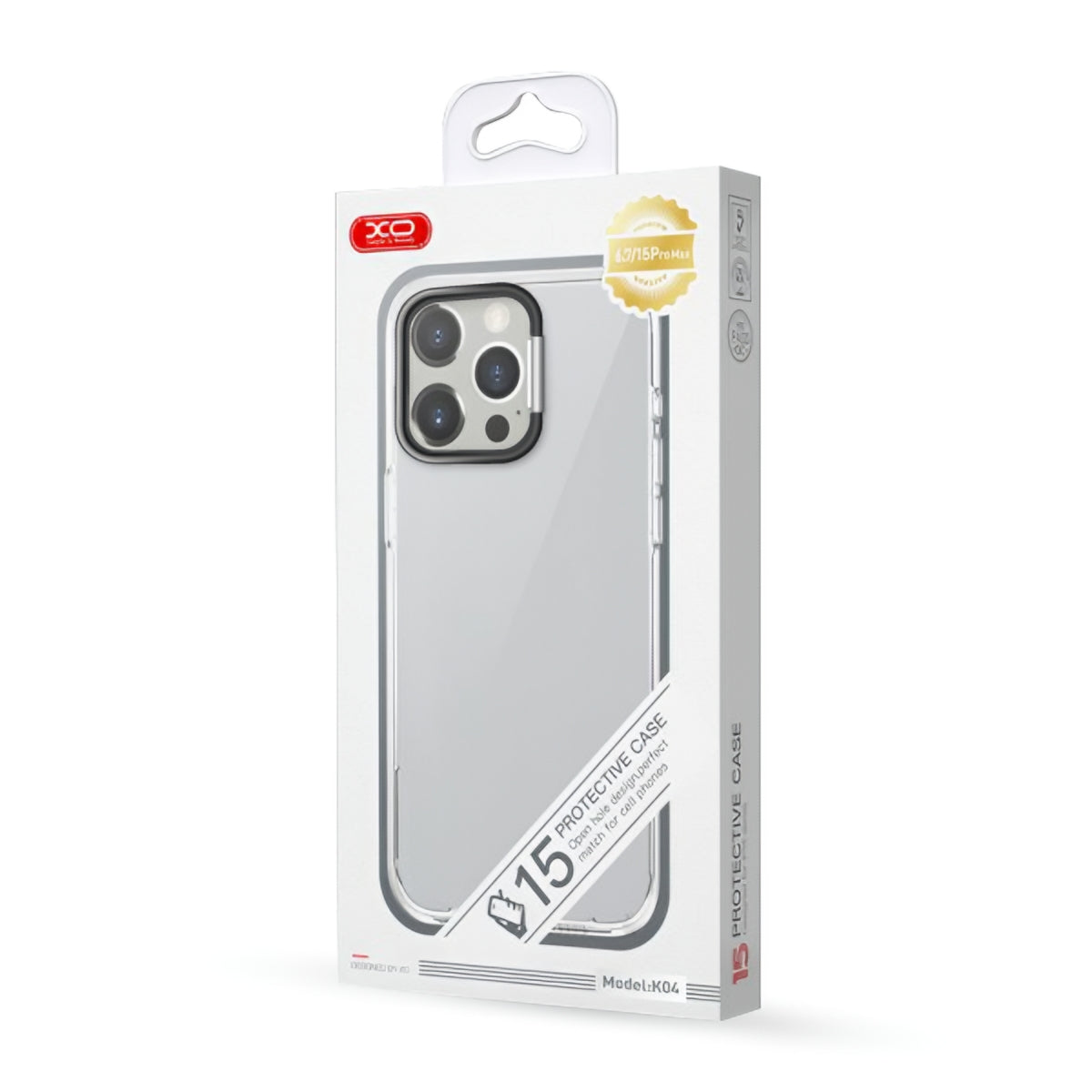 Futrola za Apple iPhone 15 Pro, XO Design, Hidden Stand, Crna