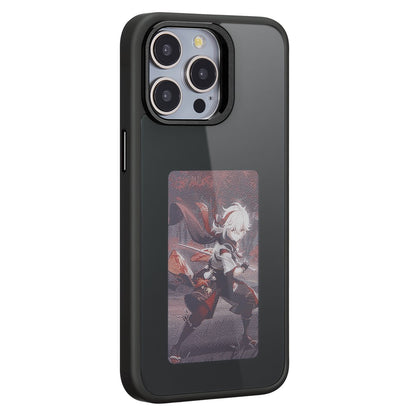 Futrola za Apple iPhone 14 Pro, OEM, Prilagođeni E-Ink ekran, Crna