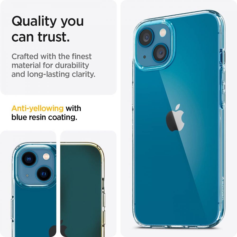 Case for Apple iPhone 13, Spigen, Liquid Crystal, Transparent 