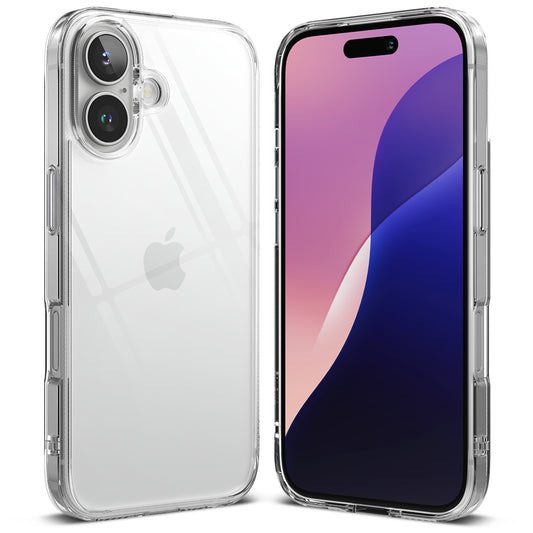Case for Apple iPhone 16, Ringke, Fusion, Transparent 