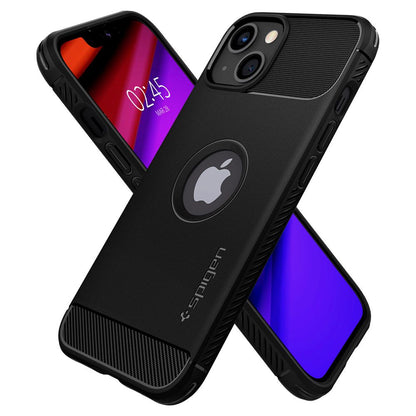Futrola za Apple iPhone 13, Spigen, Rugged Armor, Crna ACS03518