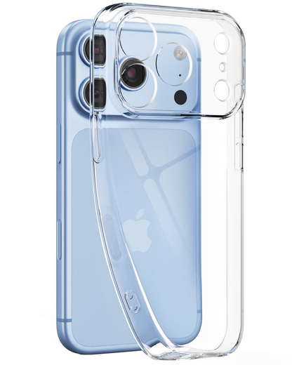 Futrola za Apple iPhone 18 Pro / 17 Pro, Tech-Protect, Flexair sa zaštitnim staklom, Providna