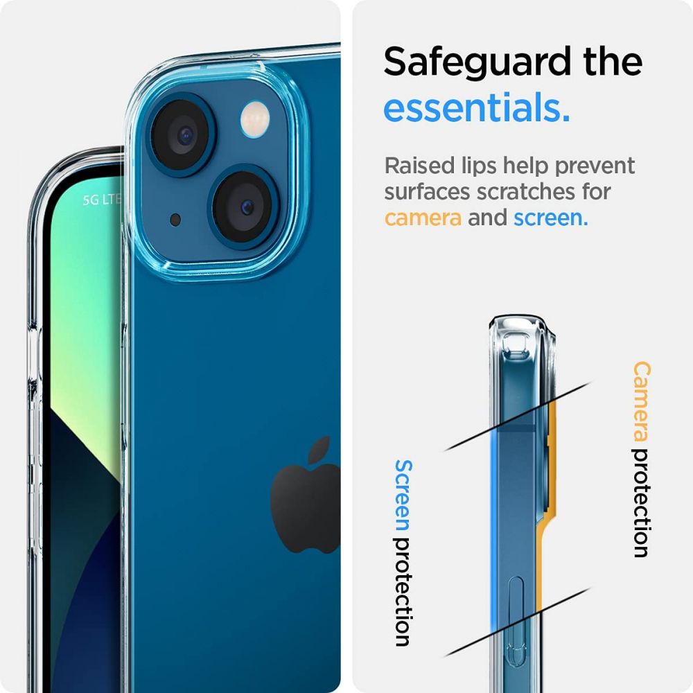 Case for Apple iPhone 13, Spigen, Liquid Crystal, Transparent 