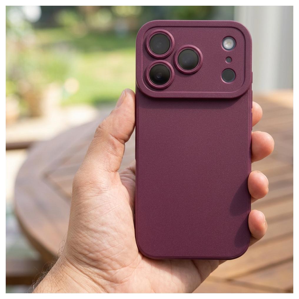 Maska za Apple iPhone 18 Pro Max / 17 Pro Max, OEM, Matt 2.0, bordo