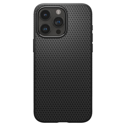 Case for Apple iPhone 15 Pro Max, Spigen, Liquid Air Matte, Black ACS06562 