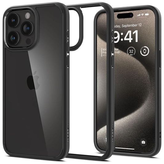 Futrola za Apple iPhone 15 Pro, Spigen, Ultra Hybrid, Crna Mat ACS06713