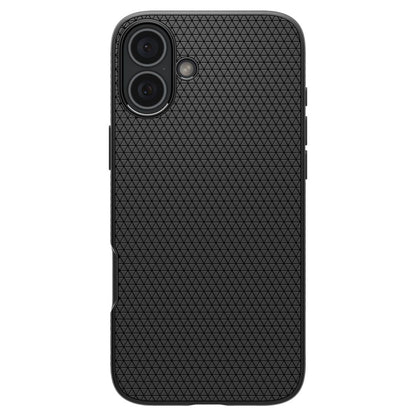 Case for Apple iPhone 16, Spigen, Liquid Air Matte, Black ACS08194 