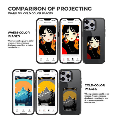Futrola za Apple iPhone 13 Pro Max, OEM, Prilagođeni E-Ink ekran, Crna