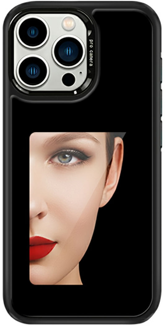 Futrola za Apple iPhone 15 Pro, OEM, Prilagođeni E-Ink ekran (4 inča), Crna