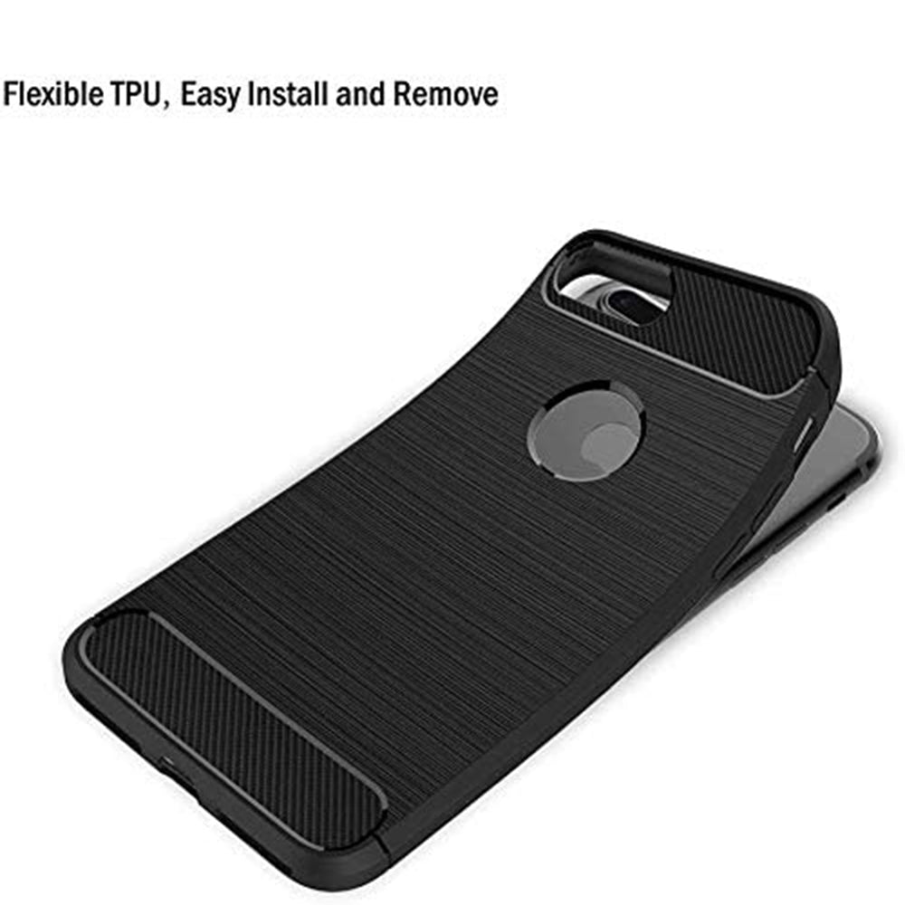 Futrola za Apple iPhone 7 Plus, Techsuit, Karbon, Crna